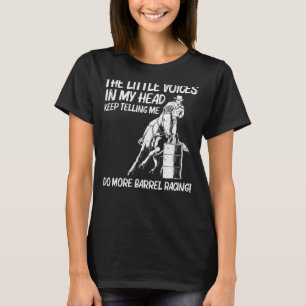 Cool Barrel Racing For Women Men Rodeo Horse Barre T-Shirt