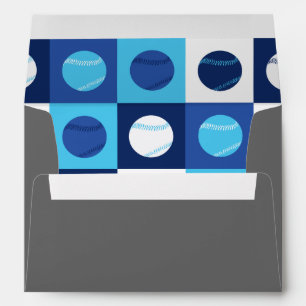 COOL BASEBALL Bar Bat Mitzvah Custom Envelope