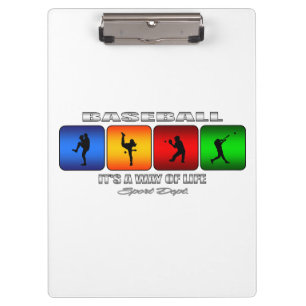 Cool Baseball Clipboard