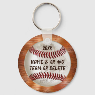 Cool Baseball Gifts for Players TEAM NAME and YEAR Key Ring