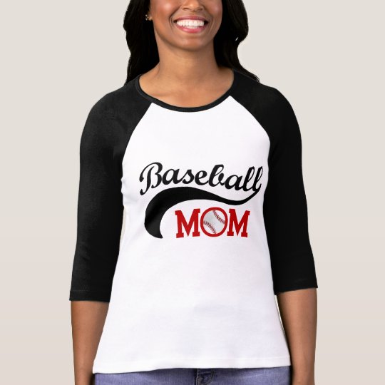 Cool Baseball Mum Sporty Mother's Day T-Shirt
