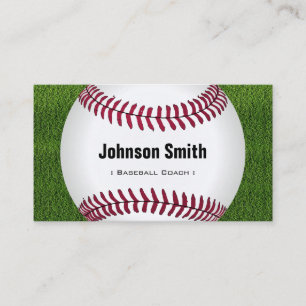 Cool Baseball Softball Coach Player Trainer Staff Business Card