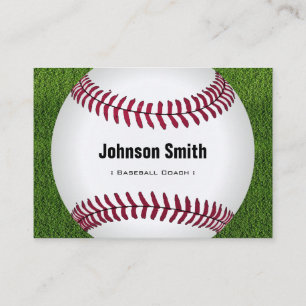 Cool Baseball Softball Coach Player Trainer Staff Business Card