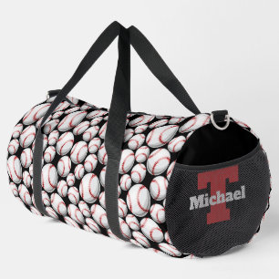 Cool Baseball sports lovers add monogram Duffle Bag