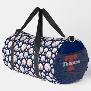 Cool Baseball sports lovers add monogram  Duffle Bag
