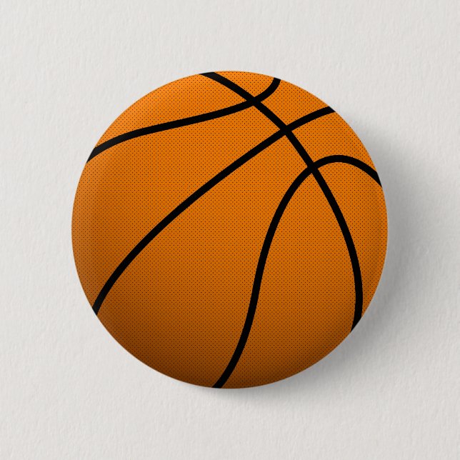 Cool Basketball and Custom Sports B Ball 6 Cm Round Badge (Front)
