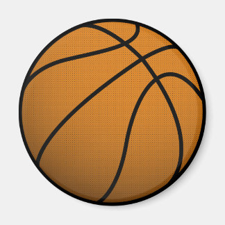 Cool Basketball and Custom Sports B Ball Magnet