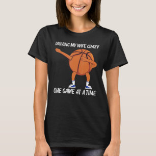 Cool Basketball Art For Men Dad Dabbing Ball Team  T-Shirt