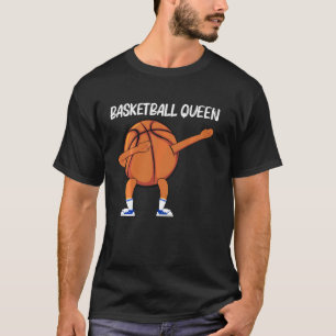 Cool Basketball Art For Women Mum Dabbing Ball Tea T-Shirt