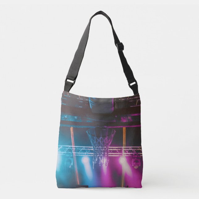 Cool Basketball Artwork Crossbody Bag (Front)