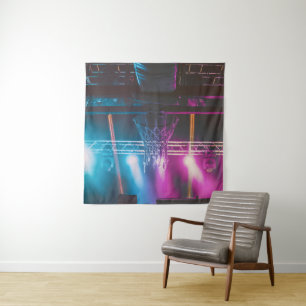 Cool Basketball Artwork Tapestry