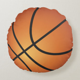 Cool Basketball Basket Ball Round Cushion