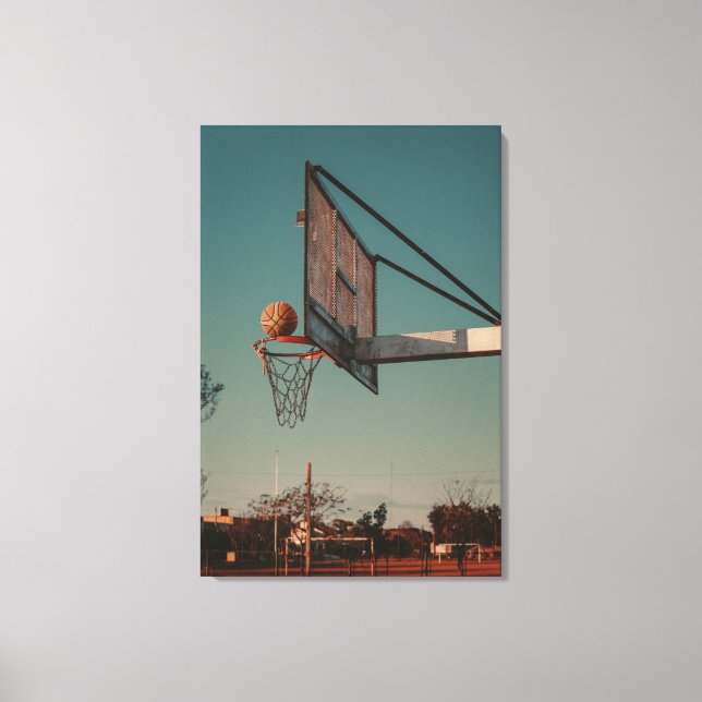 Cool Basketball Canvas Print (Front)