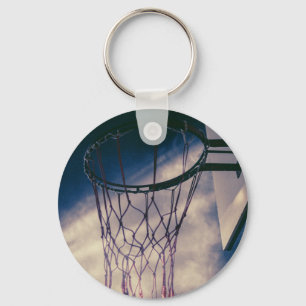 Cool Basketball Design Key Ring