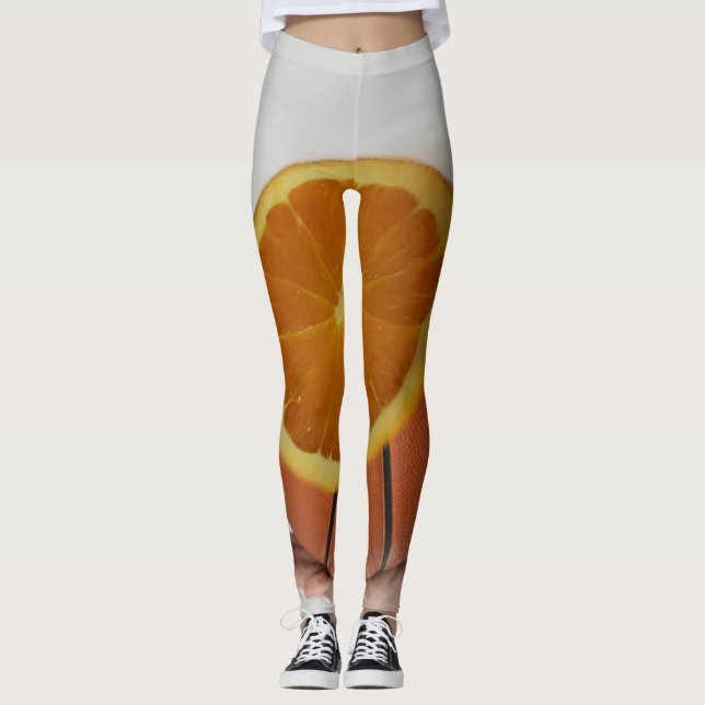 Cool Basketball Design Leggings (Front)