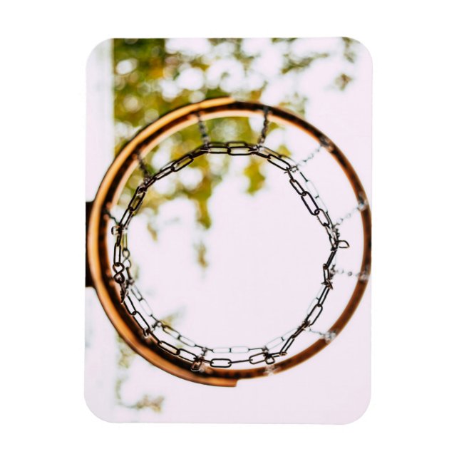 Cool Basketball Design Magnet (Vertical)