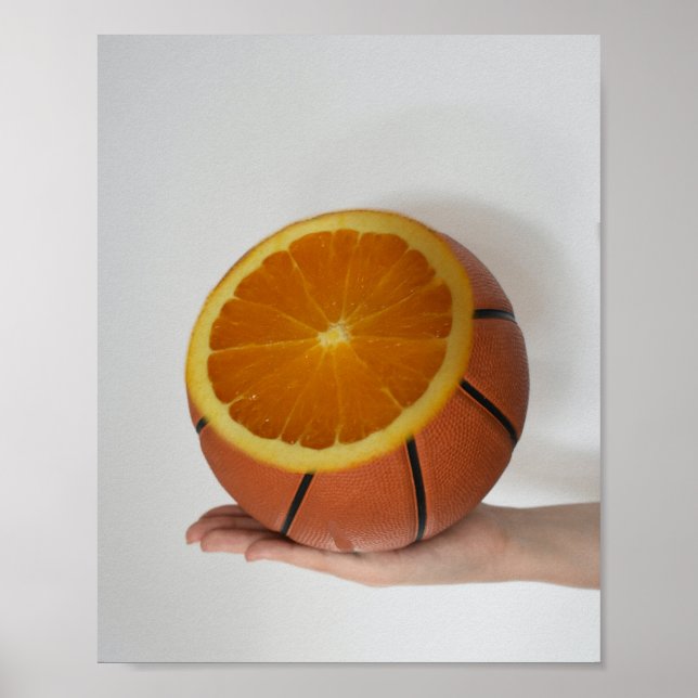 Cool Basketball Design Poster (Front)