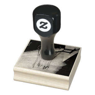 Cool Basketball Design Rubber Stamp