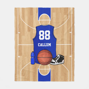 Cool Basketball Fleece Blanket