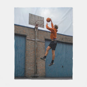 Cool Basketball Fleece Blanket