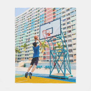 Cool Basketball Gift Fleece Blanket