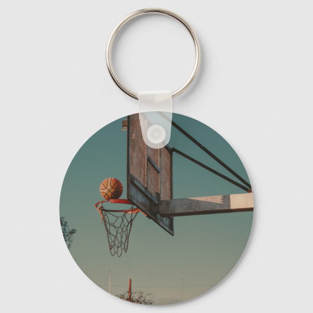 Cool Basketball Key Ring (Front)