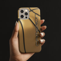 Cool Basketball Name Gold & Black