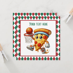 Cool Basketball pizza party  Invitation