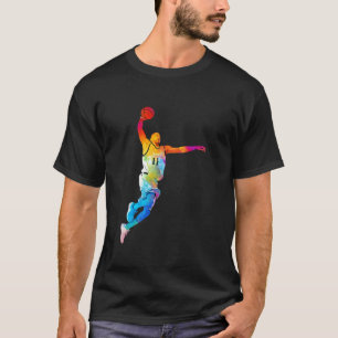 Cool Basketball Players Art For Men Women Basketba T-Shirt