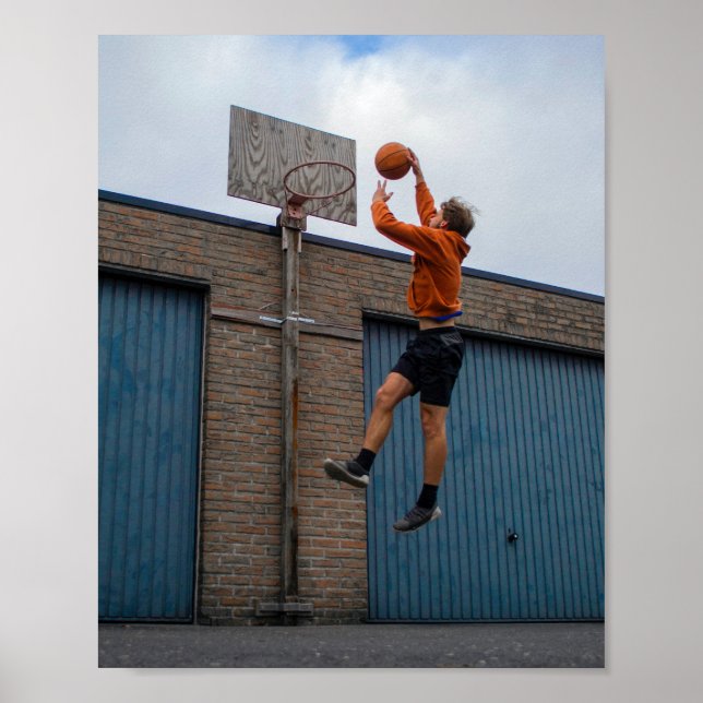 Cool Basketball Poster (Front)