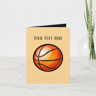 Cool Basketball sports add message  Card