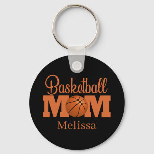 Cool Basketball sports Mum add name Key Ring