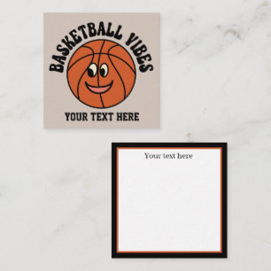 cool Basketball sports vibes add text Card