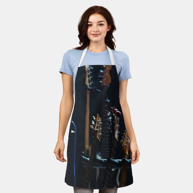 Cool Bass Guitar Apron (Worn)
