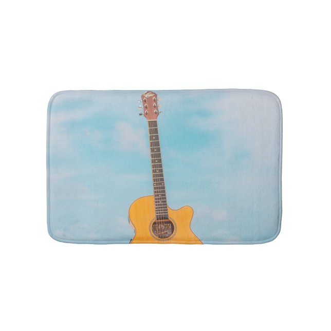 Cool Bass Guitar Bath Mat (Front)