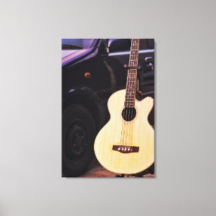 Cool Bass Guitar Canvas Print