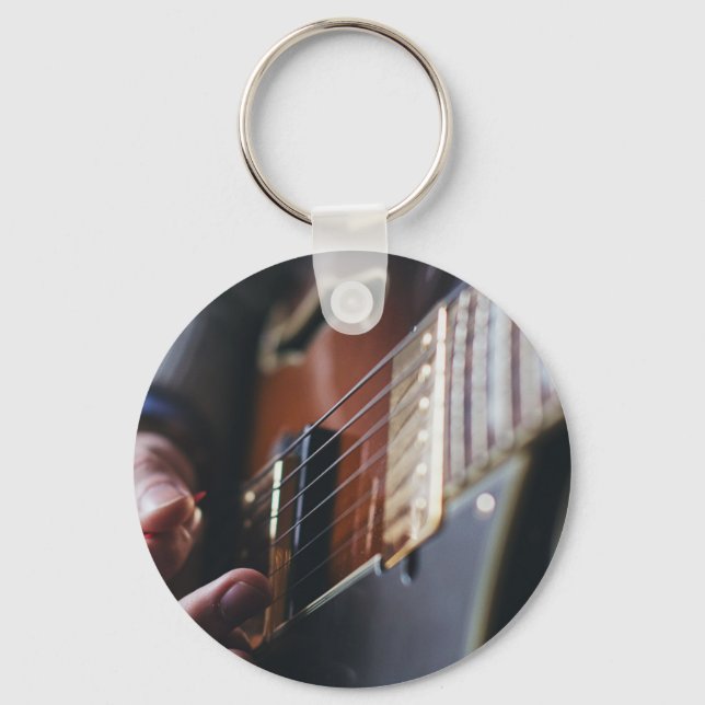 Cool Bass Guitar Key Ring (Front)