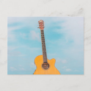 Cool Bass Guitar Postcard