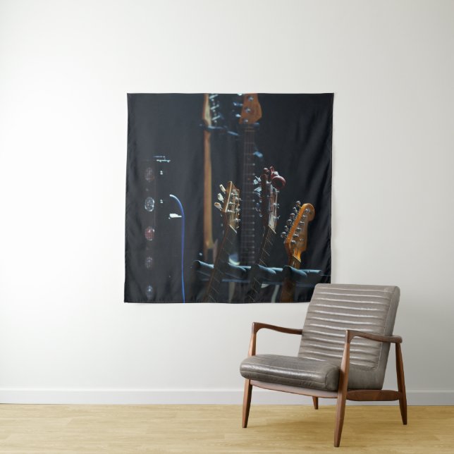 Cool Bass Guitar Tapestry (In Situ)
