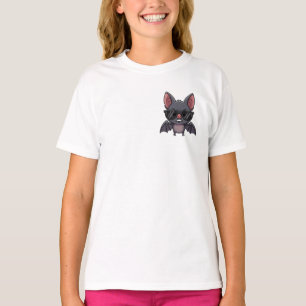 Cool Bat Wearing Sunglasses Kids T-Shirt