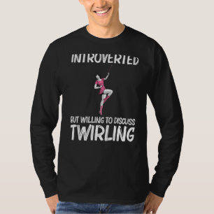 Cool Baton Twirling For Women Girls Twirler Majore T-Shirt
