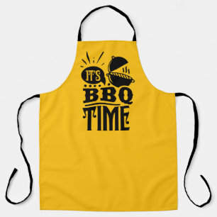 Cool BBQ time word art  Apron