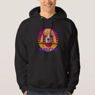 Cool Beagle Dad Dog Head Father's Day Hound 1 Hoodie