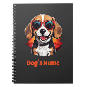 Cool Beagle With Sunglasses Notebook