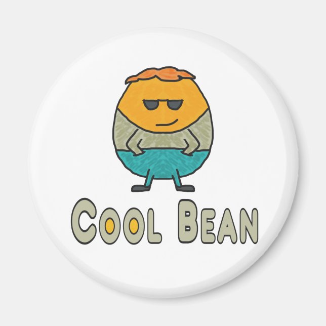 Cool Bean Magnet (Front)