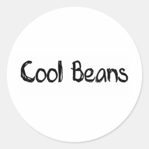 Cool Beans Classic Round Sticker