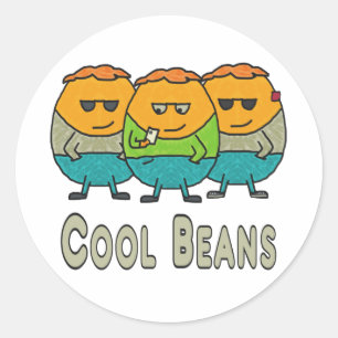 Cool Beans Classic Round Sticker