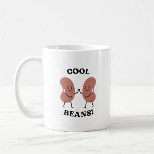 Cool Beans Duo Mug, Cute Funny Coffee Cup