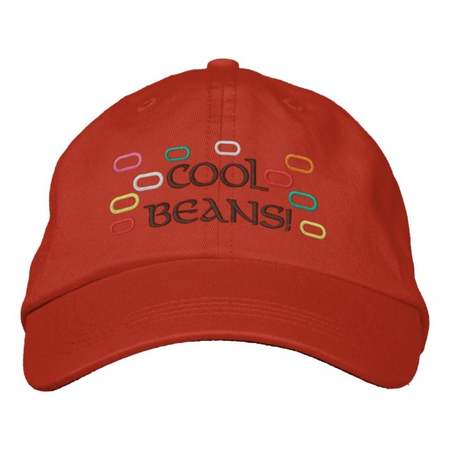 Cool Beans! Embroidered Hat (Front)