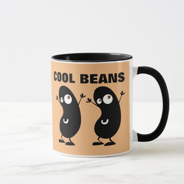 Cool Beans Funny Coffee Mug (Right)